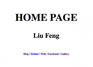 My homepage until Feb 11, 2012